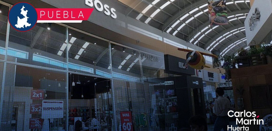 Profeco suspende actividades comerciales en Hugo Boss del Outlet Puebla Premier