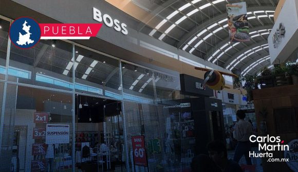 Profeco suspende actividades comerciales en Hugo Boss del Outlet Puebla Premier