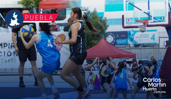 Puebla destaca en básquetbol 3X3 durante la Olimpiada Nacional CONADE 2026