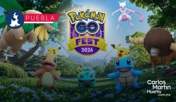 Puebla será sede del Pokémon GO Fest 2026