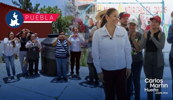 Reafirma Laura Artemisa entrega de apoyos para la vivienda y Obra Comunitaria en Puebla