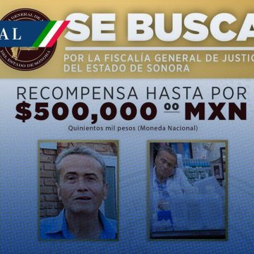 Fiscalía de Sonora ofrece recompensa por Jesús Maximiano N., por el caso de sueros vitaminados