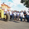 Ariadna Ayala inicia histórica rehabilitación de la carretera Puente Colorado en Atlixco