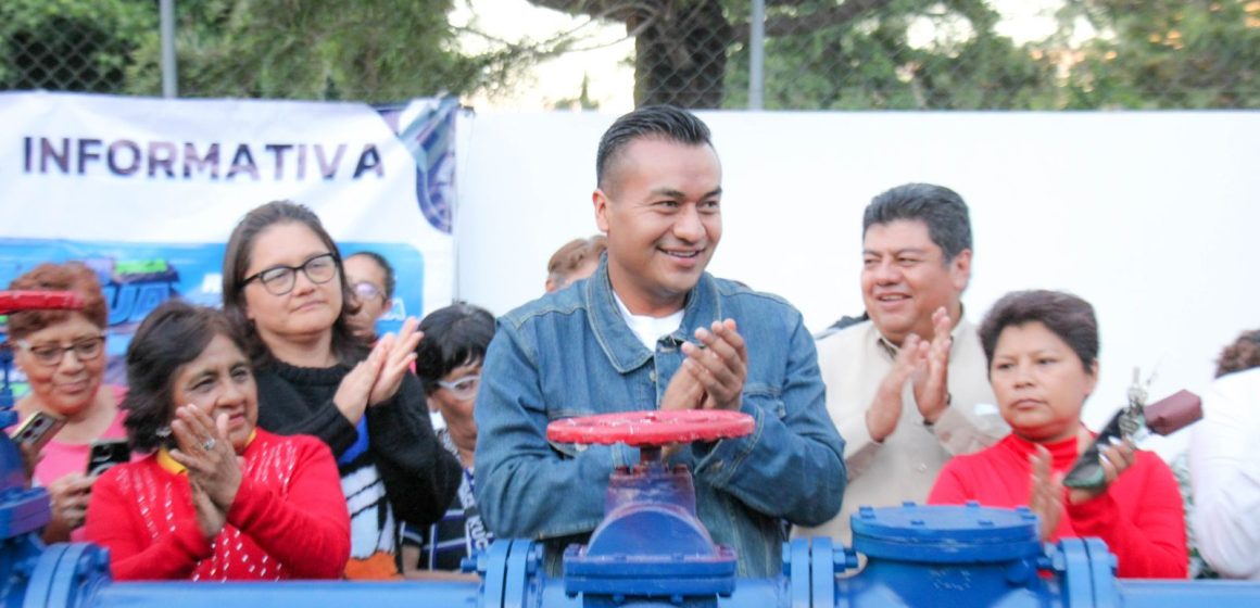 Rehabilitan pozo profundo en Huejotzingo; acaba con desabasto de agua