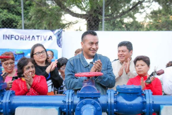 Rehabilitan pozo profundo en Huejotzingo; acaba con desabasto de agua