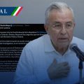 Rubén Rocha Moya comparece ante la FGR en Culiacán