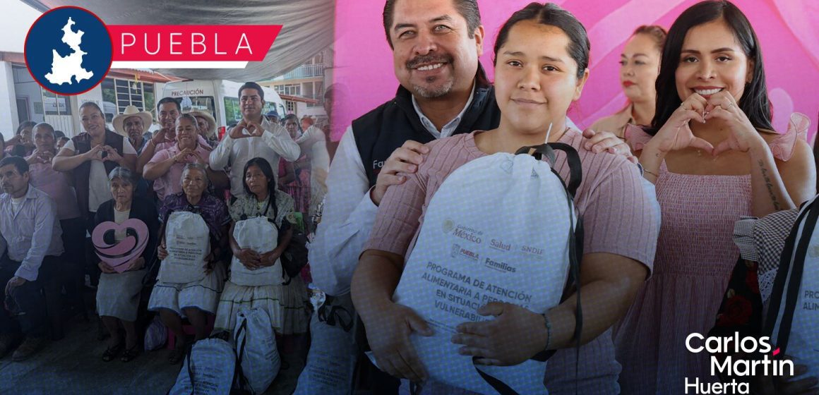 SEDIF fortalece con apoyos el bienestar nutricional en regiones poblanas