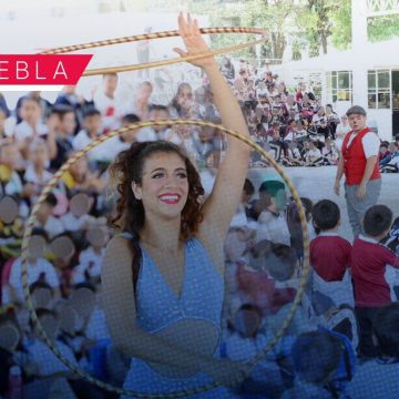 SEDIF lleva Circo de Valores y Unión Familiar a escuelas poblanas