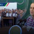 Sheinbaum firma decreto de las 40 horas y anuncia que burócratas tendrán salario base