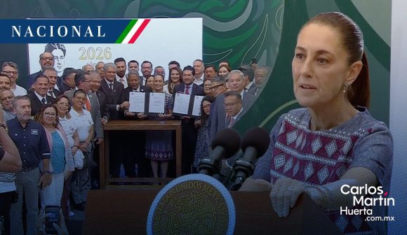 Sheinbaum firma decreto de las 40 horas y anuncia que burócratas tendrán salario base