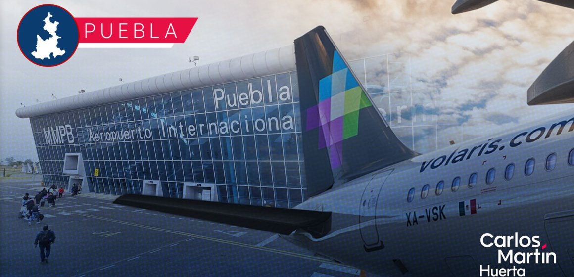 Volaris anuncia 12 nuevas rutas desde Puebla con 40% de descuento en TUA