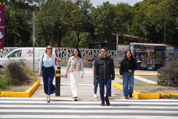 Avanza programa Entornos de Movilidad Segura; suman cuatro cruceros intervenidos en Puebla