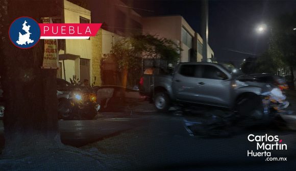 Fuerte accidente en la 9 Sur y 49 Poniente; acusan a conductor de ir en estado de ebriedad