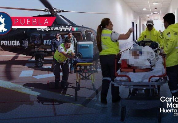 Utilizan helicópteros de Puebla para 31 traslados médicos