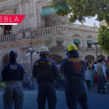 Primer Simulacro Nacional 2026 en Puebla: Evacuan Palacio Municipal y edificios del Centro Histórico