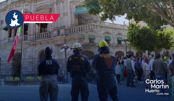 Primer Simulacro Nacional 2026 en Puebla: Evacuan Palacio Municipal y edificios del Centro Histórico