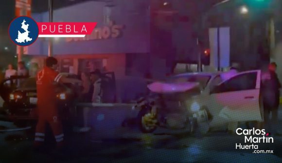 Conductor en estado de ebriedad protagoniza fuerte accidente en la Diagonal Defensores de la República