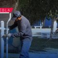 Realizan labores de poda y chapeo en el Parque San Rafael en Puebla