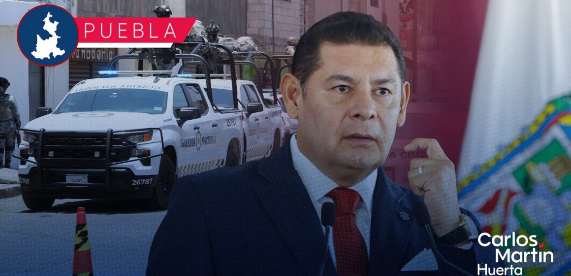 Armenta confirma amenazas del crimen organizado tras operativos en Puebla