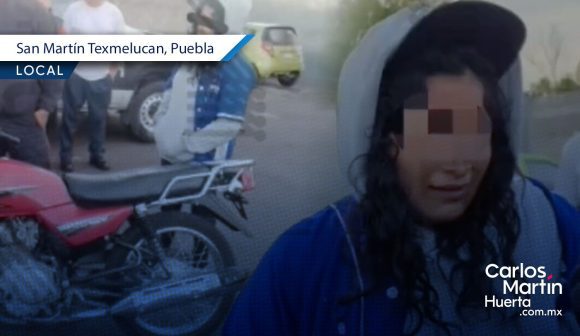 Vecinos detienen a mujer tras intento de robo en Texmelucan; amagaban con linchamiento