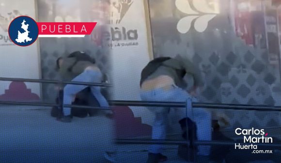 Dan golpiza a sujeto tras intentar robar un celular en Walmart de Reforma