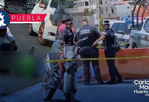 Muere repartidor de Uber Eats tras derrapar su motocicleta en el Periférico Ecológico