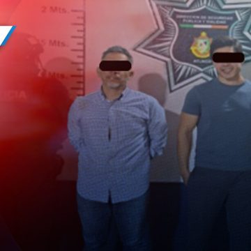 Detienen a dos hombres por agredir a policías municipales en Atlixco