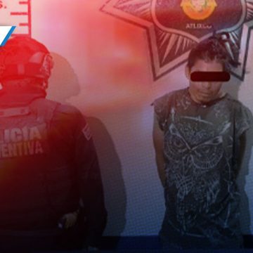 Detienen a hombre con dosis de droga en San Jerónimo Coyula, Atlixco