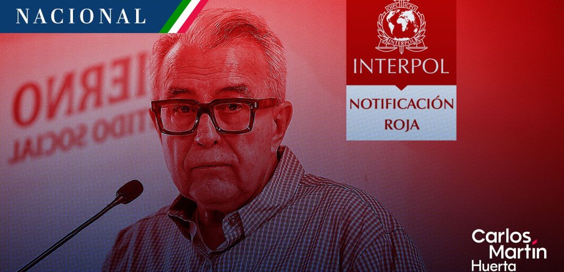 Confirma Sheinbaum ficha roja de la Interpol para detener a Rocha Moya y funcionarios