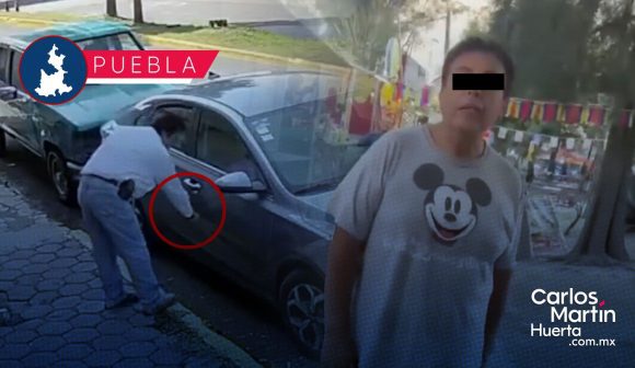 Sujeto que rayó coche a estudiante en San Manuel vuelve a agredir a un comerciante