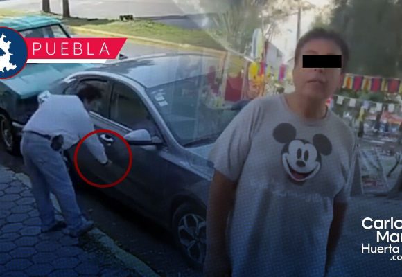Sujeto que rayó coche a estudiante en San Manuel vuelve a agredir a un comerciante
