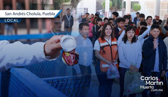 Activan programa de reciclaje en secundarias y bachilleratos de San Andrés Cholula