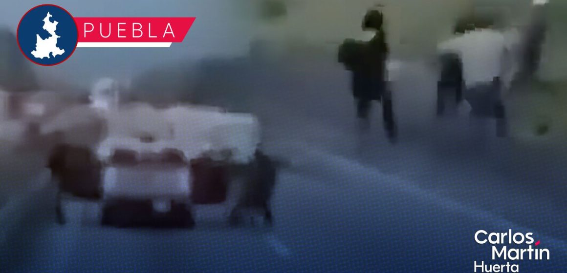 Captan violento asalto sobre la autopista Puebla-Orizaba