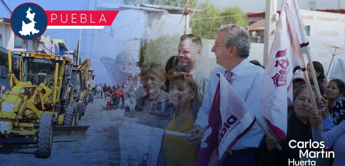Pepe Chedraui arranca pavimentación en San Jerónimo Caleras