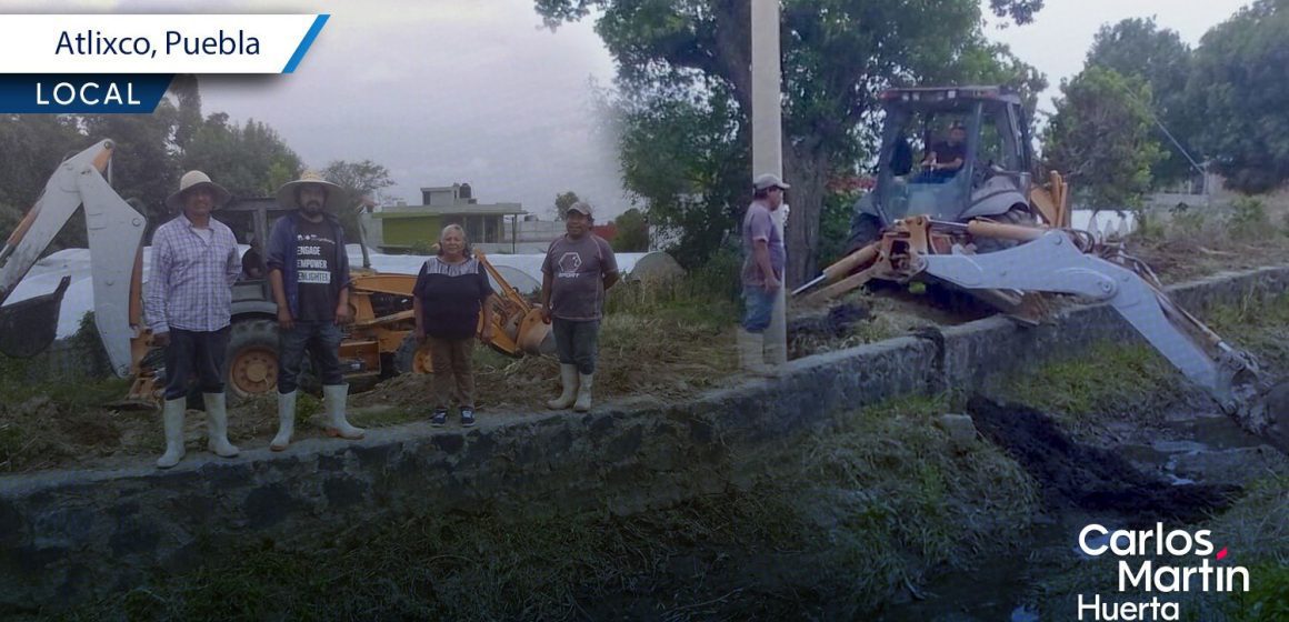 Tras una década en abandono, gobierno estatal rescata canal de riego de Atlixco