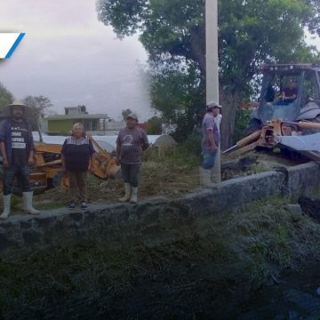 Tras una década en abandono, gobierno estatal rescata canal de riego de Atlixco