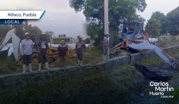 Tras una década en abandono, gobierno estatal rescata canal de riego de Atlixco