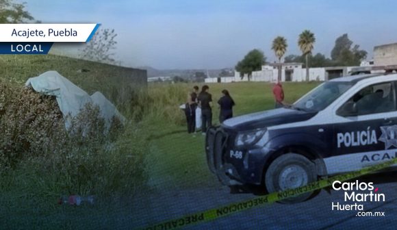 Localizan a hombre sin vida en inmediaciones de campo deportivo en Acajete