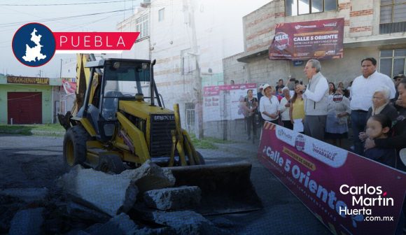 Arranca pavimentación en la colonia El Salvador; beneficiarán a 14 mil habitantes