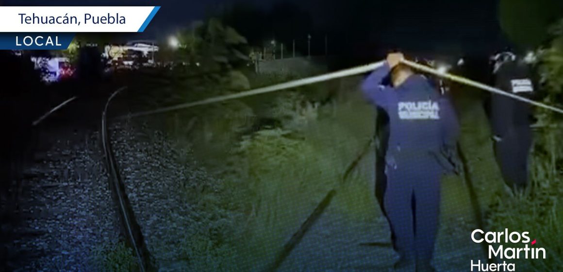 Tren arrolla a hombre en situación de calle en Tehuacán