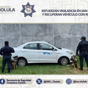 WhatsApp Image 2026-05-28 at 7.07.53 PM Refuerzan vigilancia en San Pedro Cholula y recuperan vehículo con reporte de robo