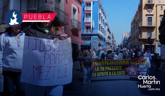 La 28 de Octubre se manifiesta en las calles de Puebla y genera caos vial
