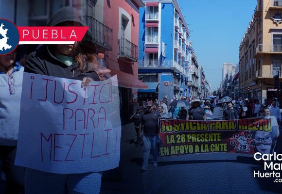 WhatsApp Image 2026-05-29 at 12.15.57 PM La 28 de Octubre se manifiesta en las calles de Puebla y genera caos vial