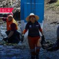 Prevención ante las lluvias en Puebla: Realizan limpieza masiva en el vaso regulador Puente Negro
