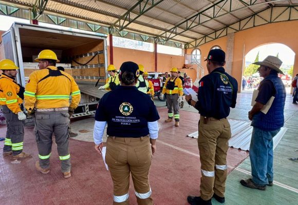 Puebla fortalece acciones preventivas ante temporada de lluvias y ciclones 2026