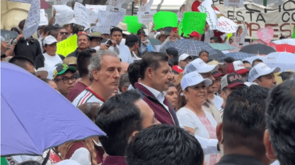 Armenta y liderazgos de Morena conmemoran en Puebla el triunfo electoral de la presidenta