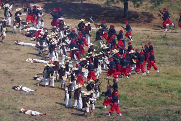 ¡Viva Puebla!: Reviven con honor y orgullo la histórica Batalla del 5 de Mayo