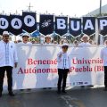 Participa BUAP en el desfile conmemorativo por el 164 Aniversario de la Batalla del 5 de Mayo
