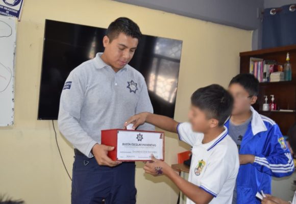 “Buzón Rojo” fortalece la prevención del delito en escuelas de San Pedro Cholula