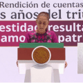 Sheinbaum rinde informe a dos años de su triunfo electoral: rechaza injerencia extranjera